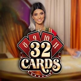 32 Cards slot visual from Ezugi available on oscarspincasino.eu