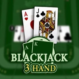 Blackjack 3H (Habanero) online game logo by Habanero on oscarspincasino.eu