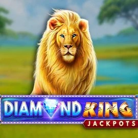 Diamond King Jackpots logo – Jackpots by SpinPlay Games at Oscar Spin Casino
