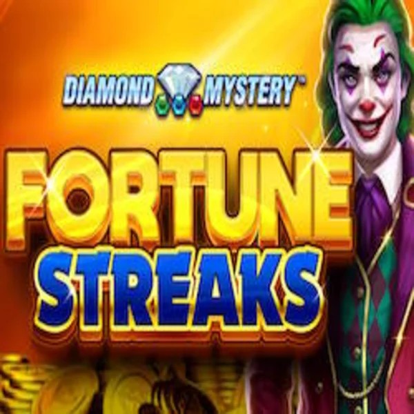 Diamond Mystery Fortune Streaks slot logo by Greentube at Oscar Spin Casino