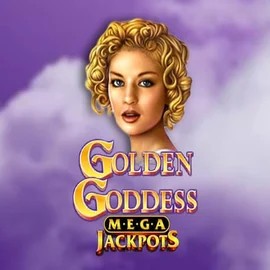 Jackpots logo of Golden Goddess Megajackpots from IGT at Oscar Spin Casino