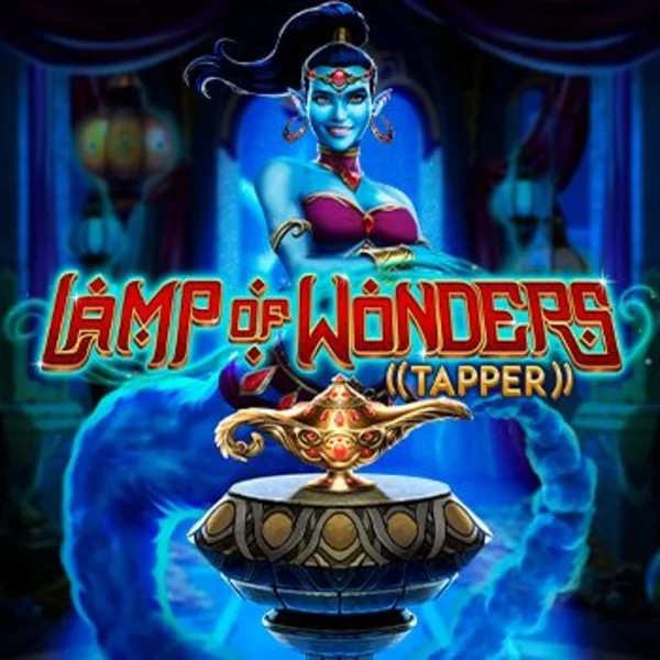 Lamp Of Wonders Tapper by Greentube, showcased at oscarspincasino.eu – game logo