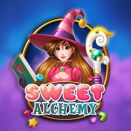 Sweet Alchemy slot logo by Play'n GO at Oscar Spin Casino